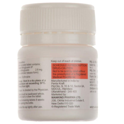 Nitrolong - 2. 6 - Bottle of 30 Tablets