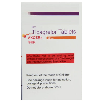 Axcer 90mg - Bottle of 10 Tablets