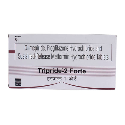 Tripride-2 Forte - Strip of 15 Tablets