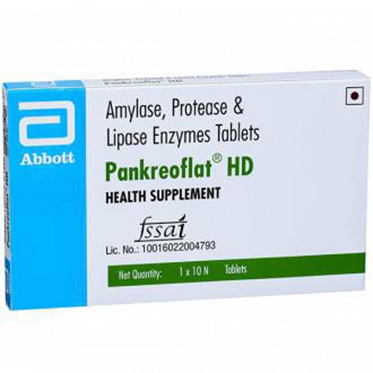 Pankreoflat HD- Strip of 10 Tablets