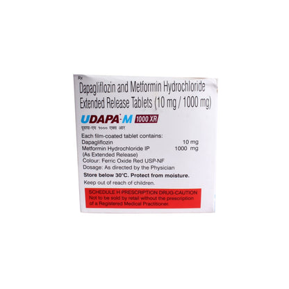 Udapa-M 1000 XR - Strip of 10 Tablets