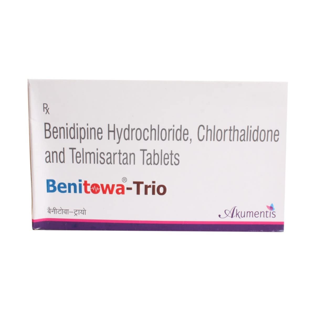 Benitowa Trio - Strip of 15 Tablets