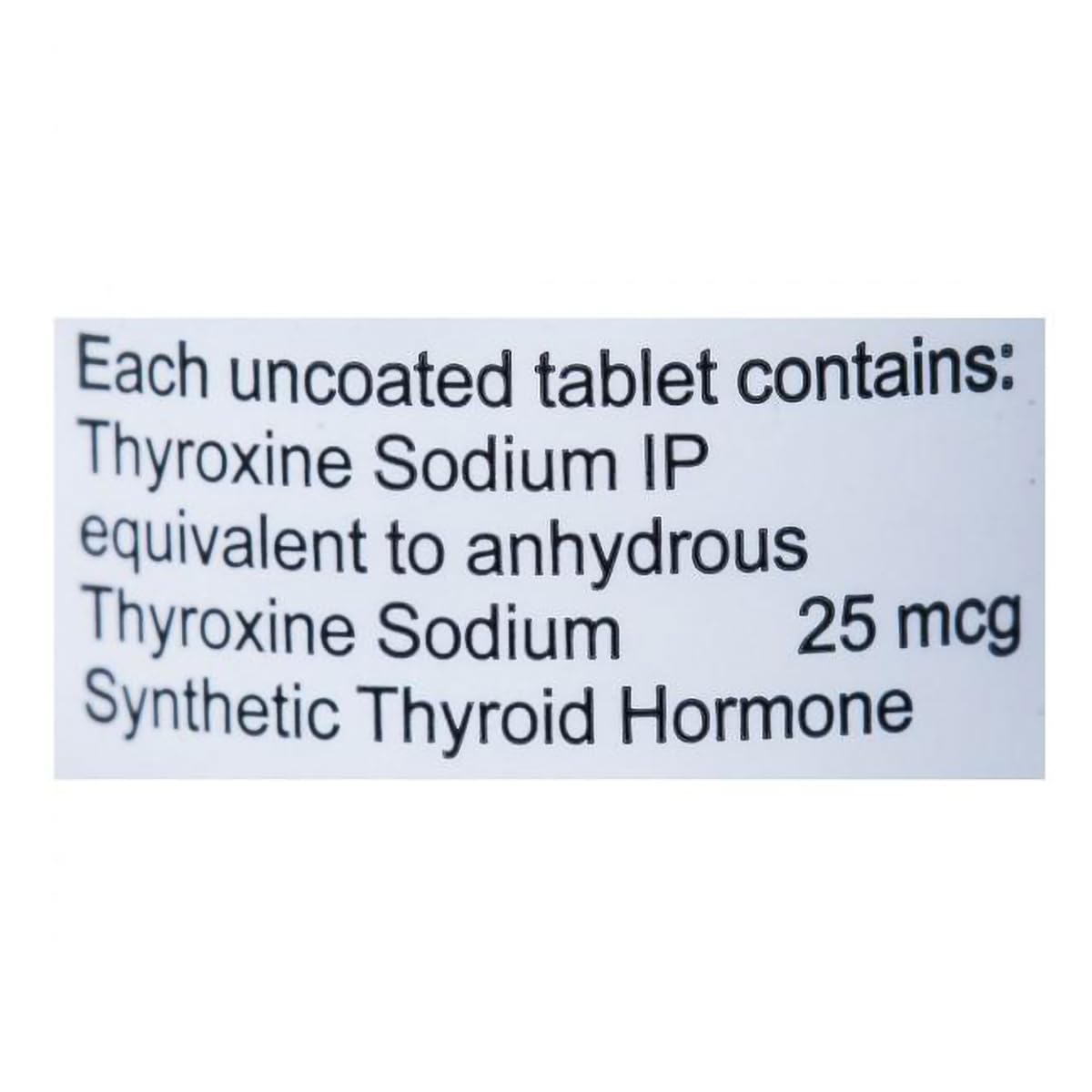 Thyrox 25 mcg - Bottle of 120 Tablets