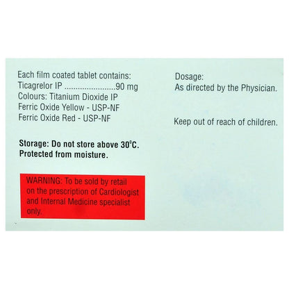 Ticabid 90 - Strip of 10 Tablets