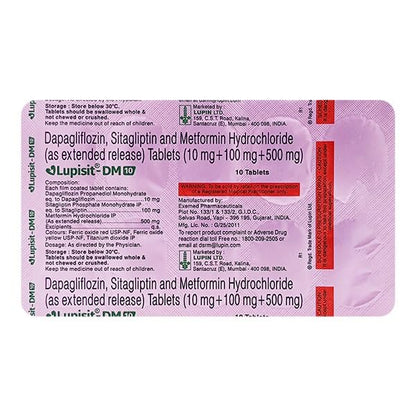 Lupisit-DM 10 - Strip of 10 Tablets