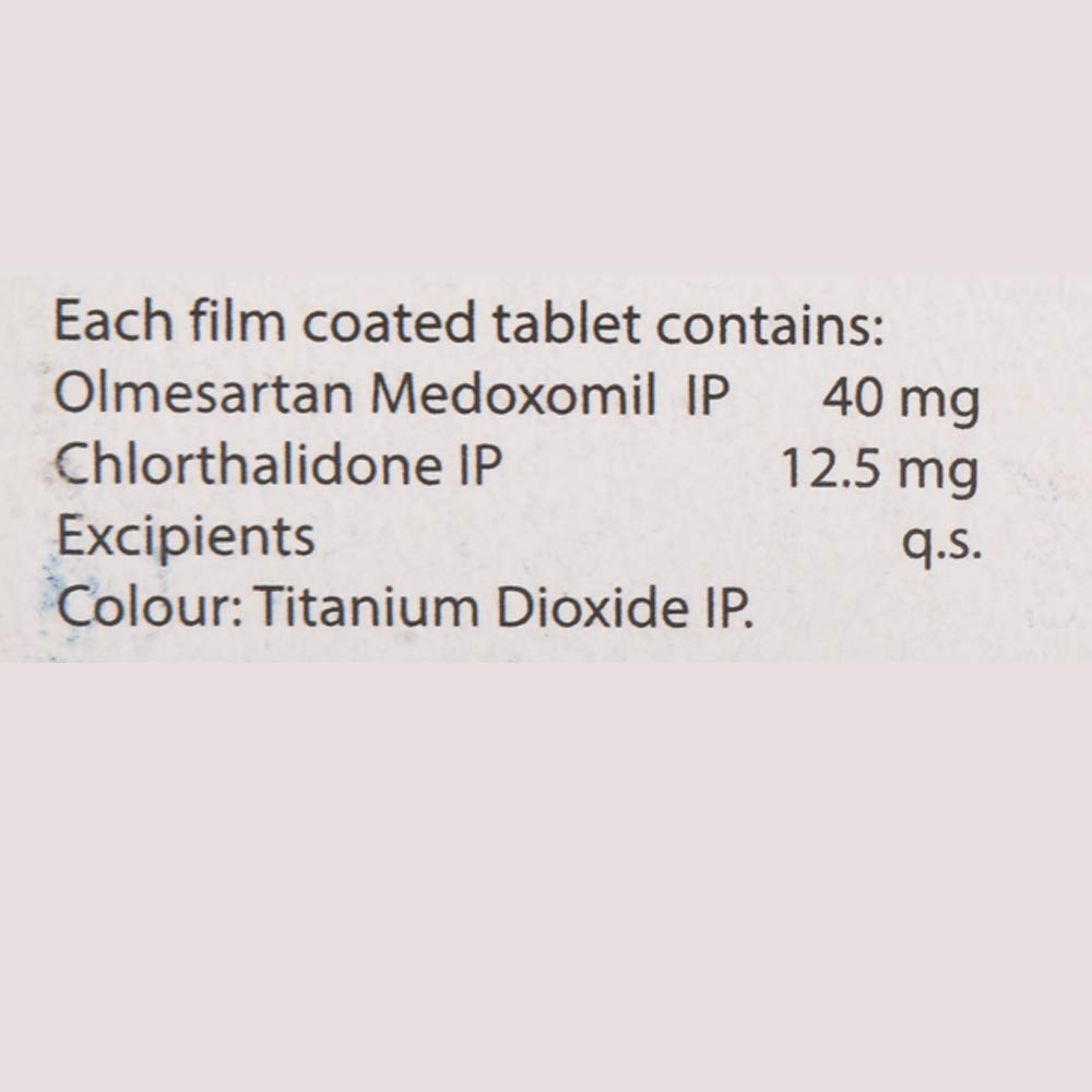 Olmezest CH 40 - Strip of 10 Tablets