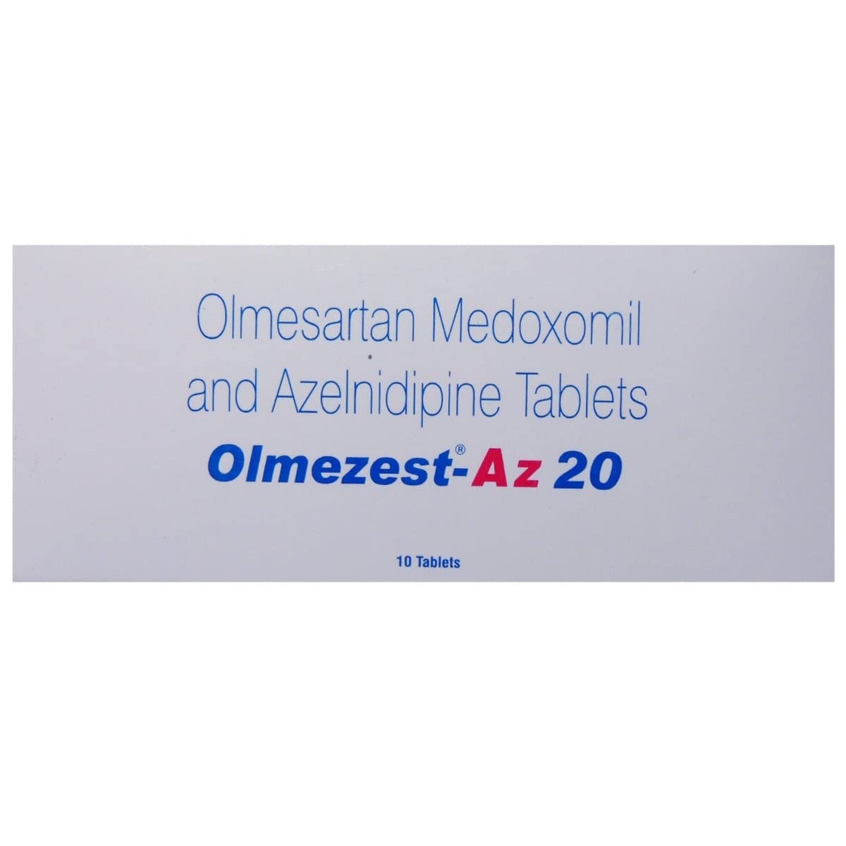 Olmezest AZ 20/8mg - Strip of 10 Tablets