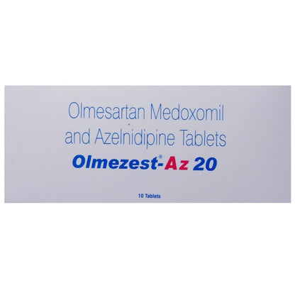 Olmezest AZ 20/8mg - Strip of 10 Tablets