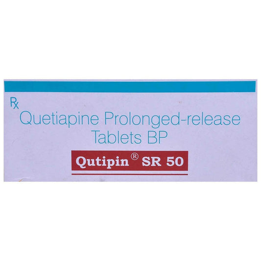 Qutipin SR 50MG - Strip of 10 Tablets