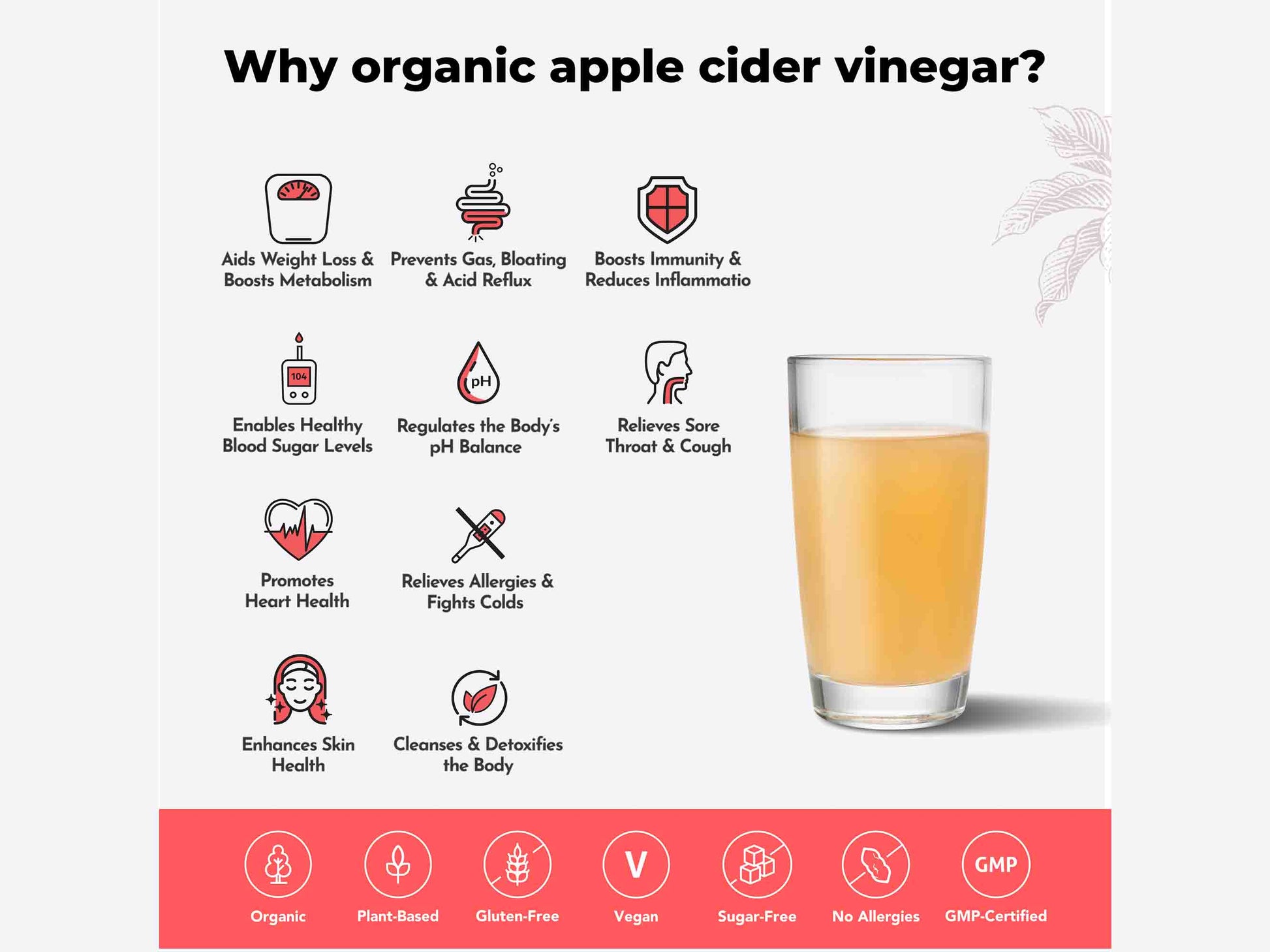 Wellbeing Nutrition Organic Apple Cider Vinegar