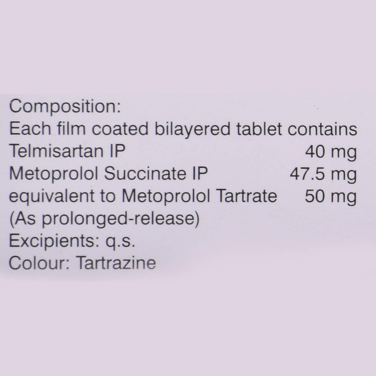 Tazloc-Beta 50 - Strip of 10 Tablets