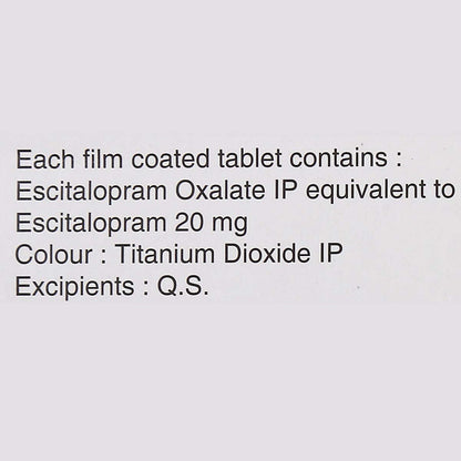 Rexipra 20 - Strip of 10 Tablets