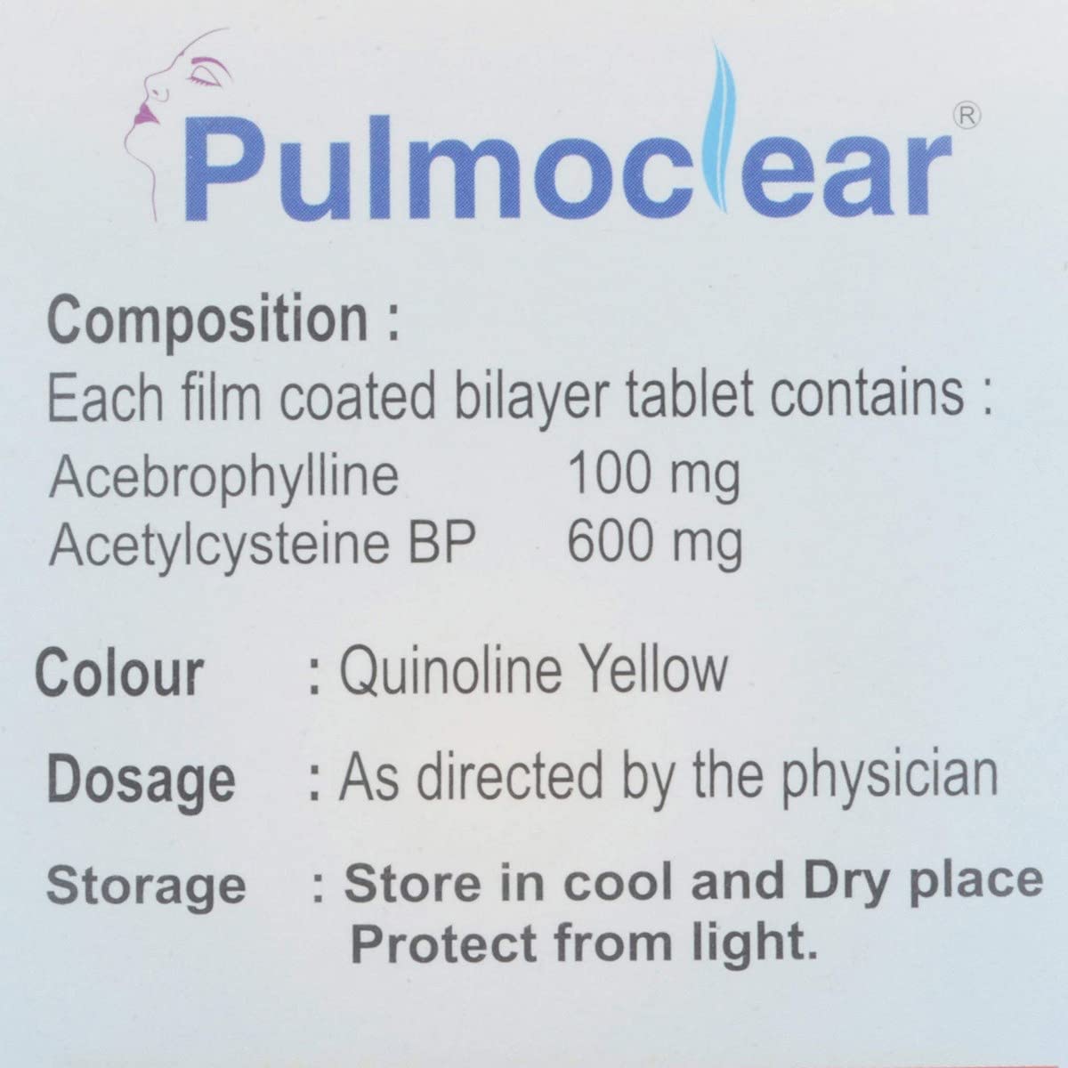 Pulmoclear - Strip of 15 Tablets