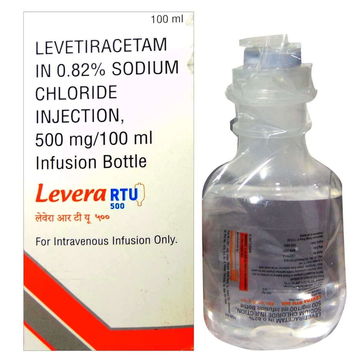 LEVERA RTU 500mg/100ML - Bottle of 100ml Injection