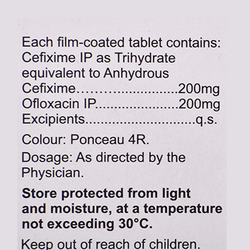 Taxim-OF - Strip of 10 Tablets