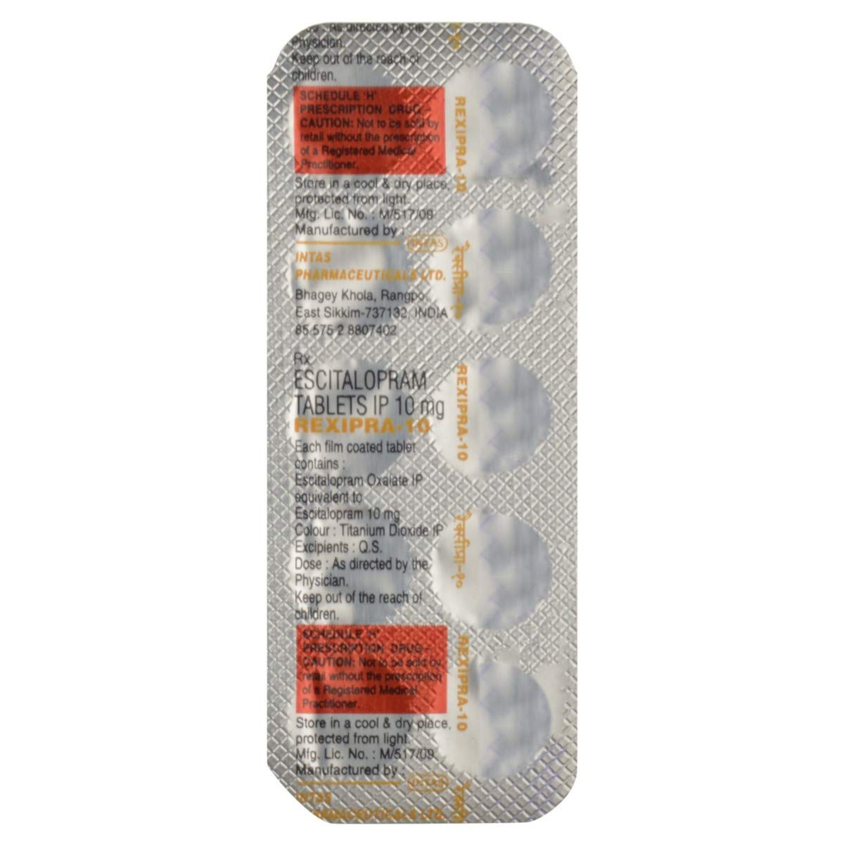 Rexipra-10 - Strip of 10 Tablets