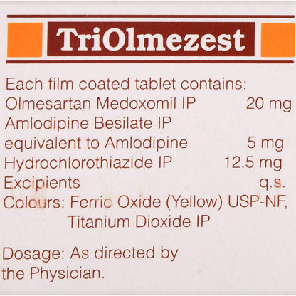 Triolmezest - Strip of 10 Tablets