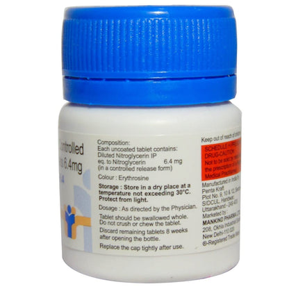 Nitrolong 6.4MG - Bottle of 30 Tablets