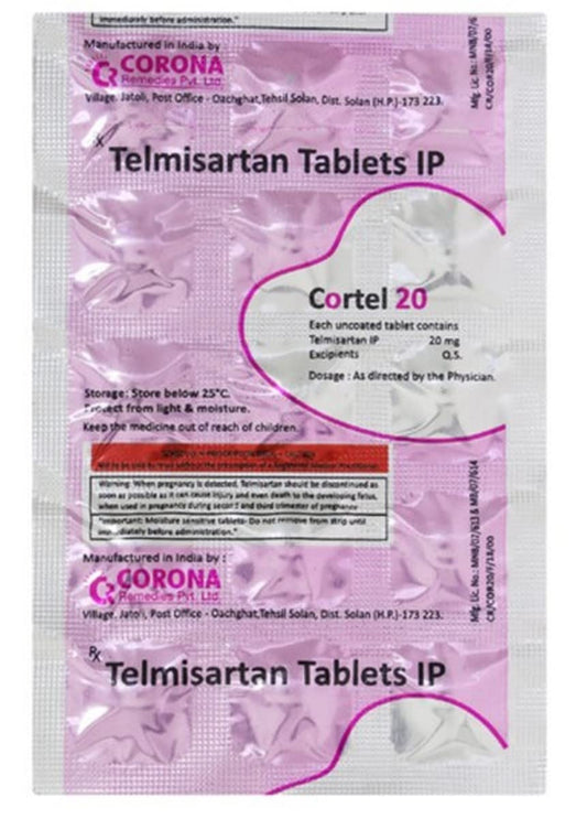 CORTEL 20MG - Strip of 15 Tablets