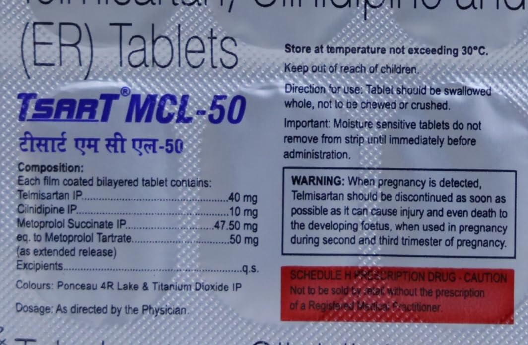 Tsart Mcl-50 - Strip of 10 Tablets