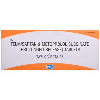 Tazloc-Beta 25 - Strip of 10 Tablets