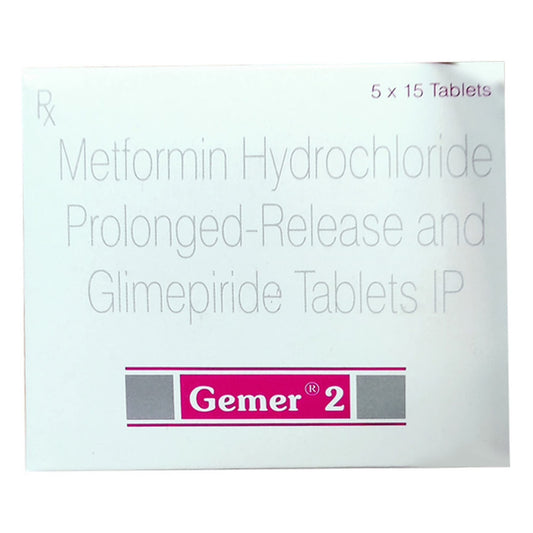 Gemer 2 - Strip of 15 Tablets