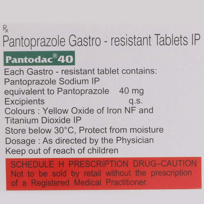 Pantodac 40 - Strip of 15 Tablets