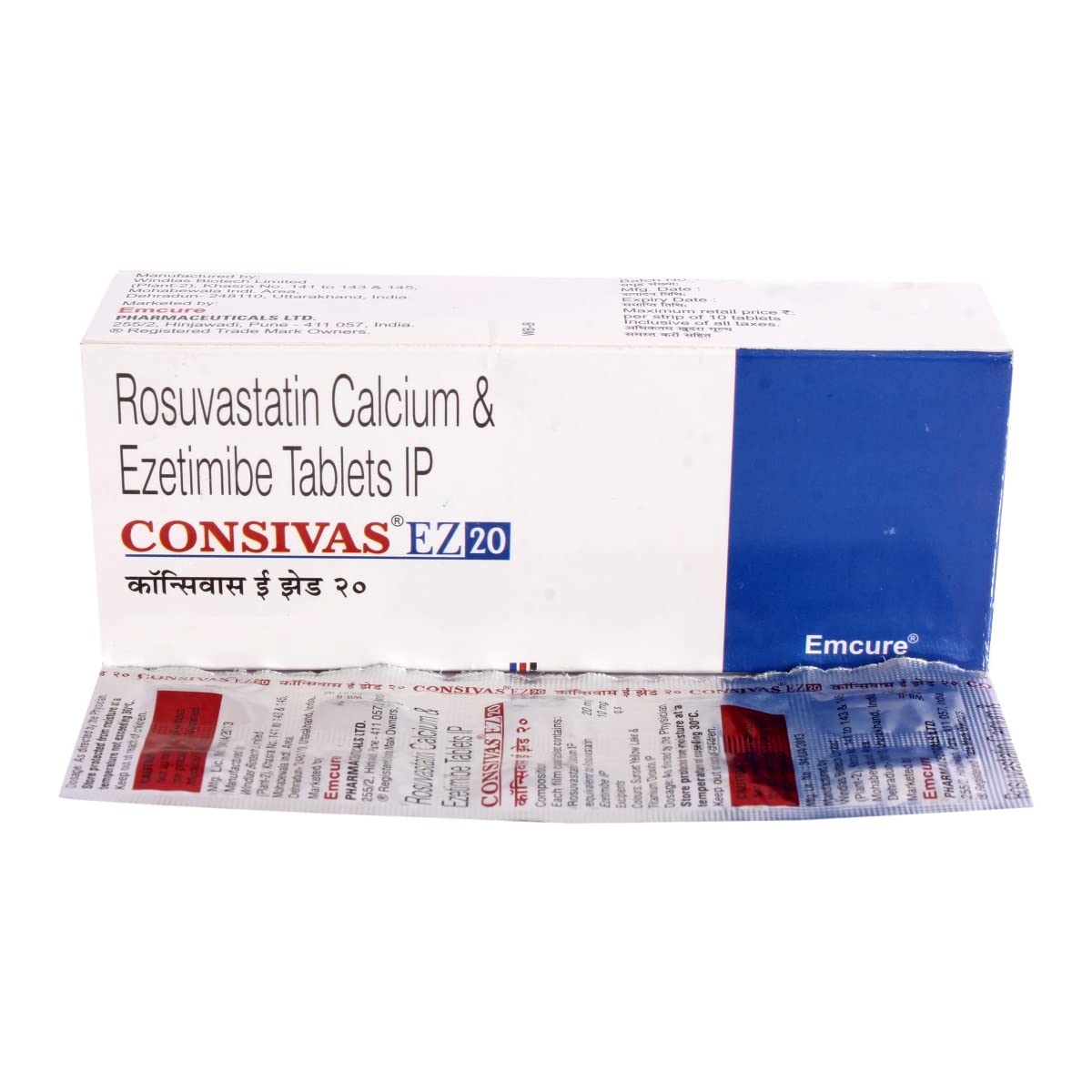 Consivas EZ 20 - Strip of 10 Tablets