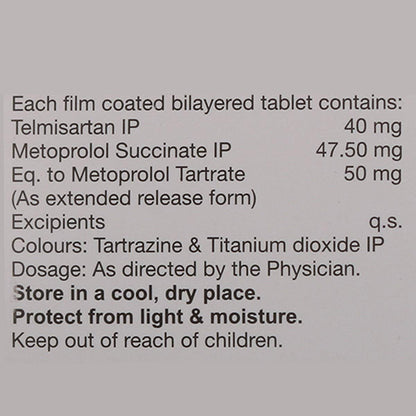 Telvas Beta 50 - Strip of 10 Tablets