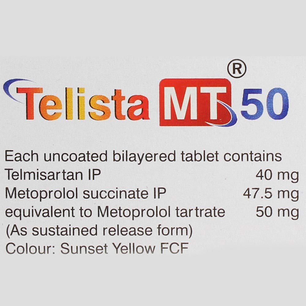 Telista MT 50 - Strip of 15 Tablets