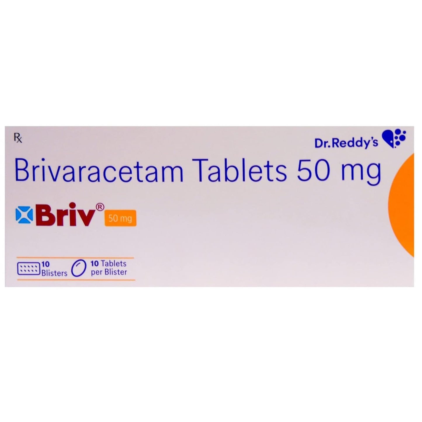 BRIV 50 - Strip of 10 Tablets