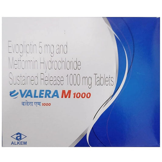 VALERA M 1000MG - Strip of 15 Tablets