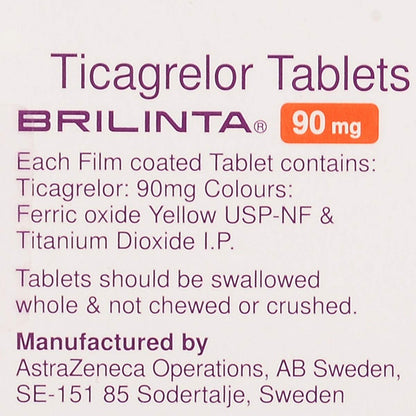 Brilinta 90mg Tablet