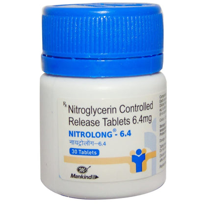 Nitrolong 6.4MG - Bottle of 30 Tablets