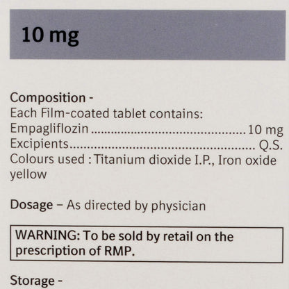 Gibtulio 10 mg - Strip of 10 Tablets