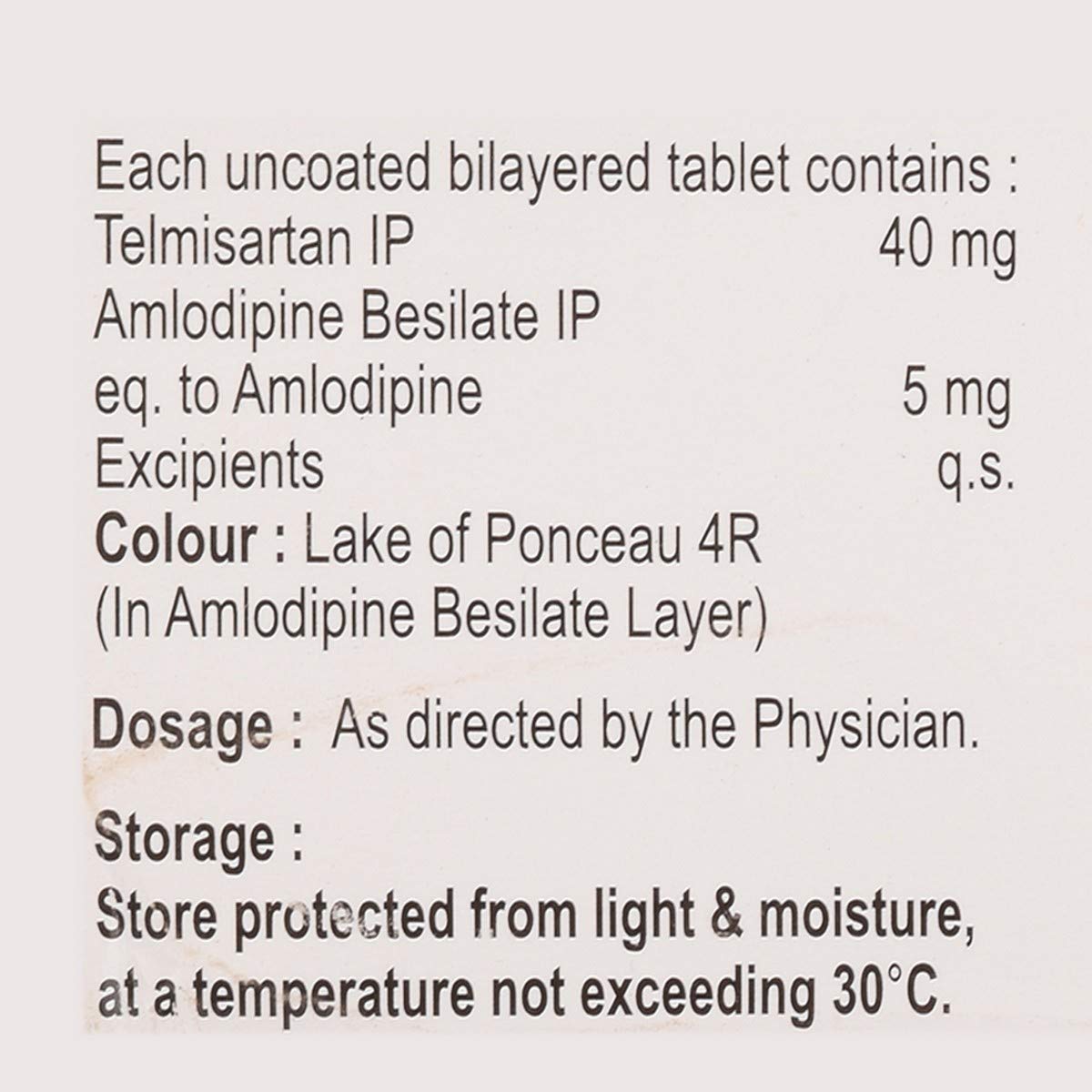 Weltelmi AM 40 - Strip of 10 Tablets