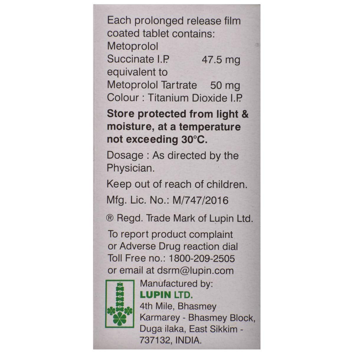 Starpress XL 50 - Strip of 15 Tablets