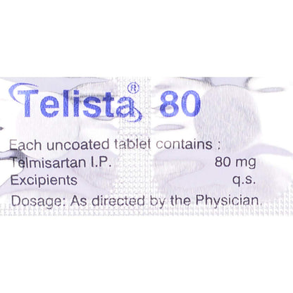 Telista 80 - Strip of 15 Tablets