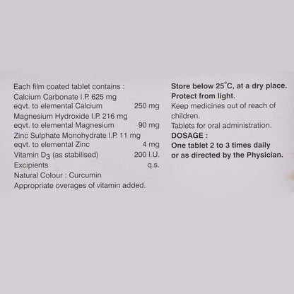 Calcimax 250 - Strip of 30 Tablets