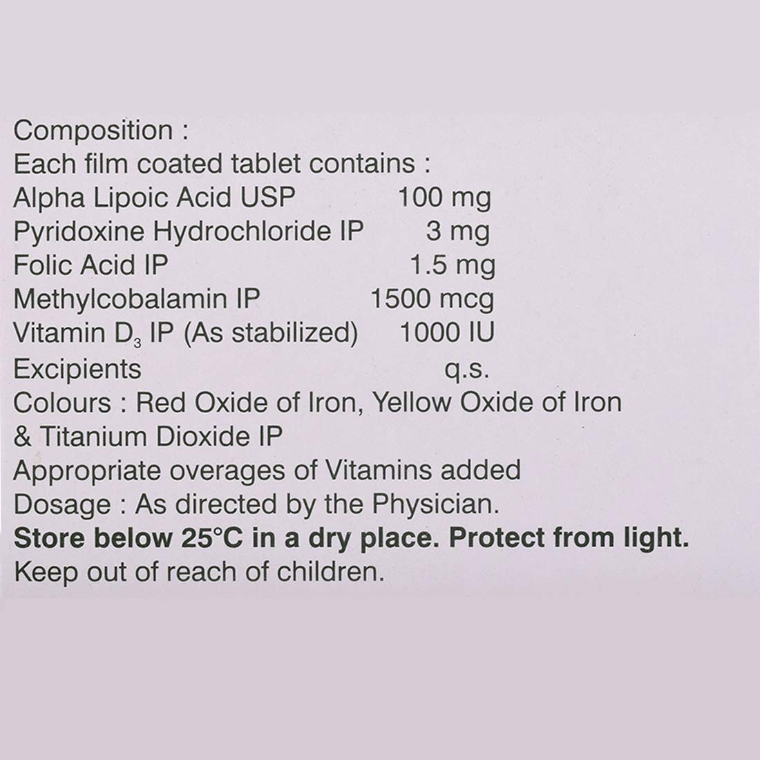 Hosit D3 - Strip of 10 Tablets