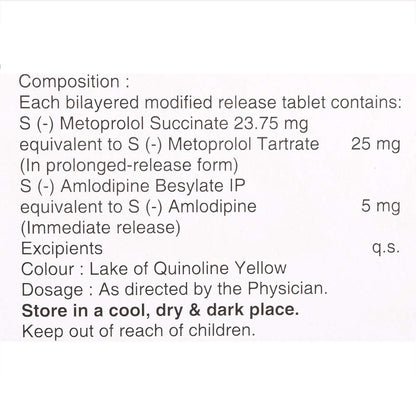 Metpure AM 5 - Strip of 10 Tablets