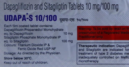 Udapa S 10/100 - Strip of 10 Tablets