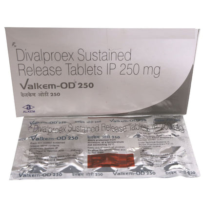 Valkem OD 250MG - Strip of 10 Tablets