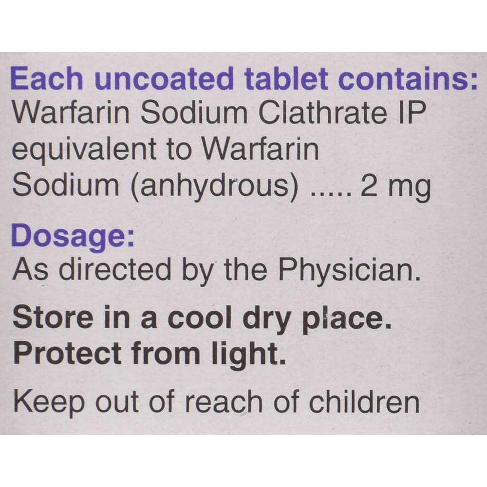 Warf-2 - Strip of 30 Tablets