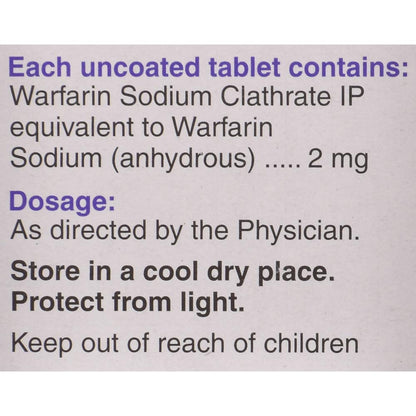 Warf-2 - Strip of 30 Tablets