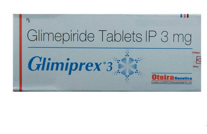 Glimiprex 3 - Strip of 10 Tablets