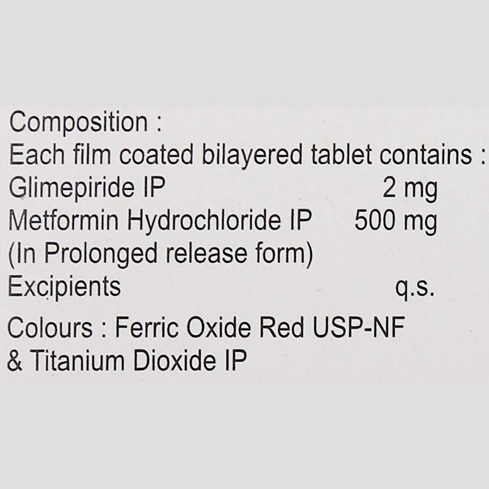 Glimestar M2 - Strip of 10 Tablets