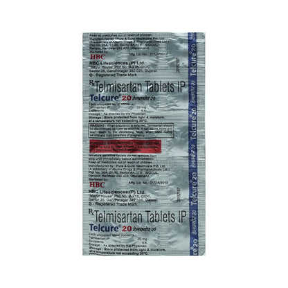 Telcure 20 - Strip of 15 Tablets