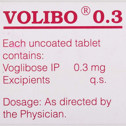 Volibo 0.3 - Strip of 10 Tablets