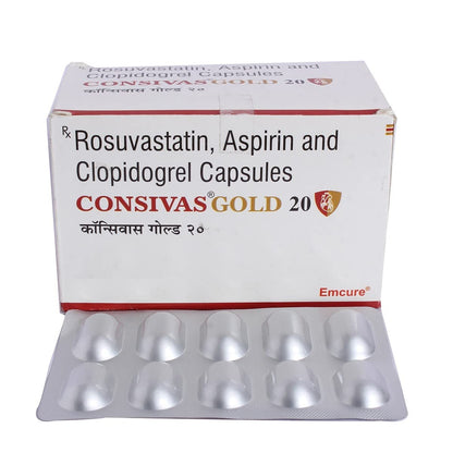 Consivas Gold 20 - Strip of 10 Capsules